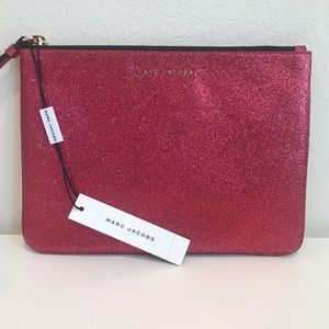 NWT Marc Jacobs Glitter Clutch
